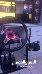  1 Steering wheel Logitech G29 محاكي طبق الاصل دركسون مع هاند بريك و جير الأصلي