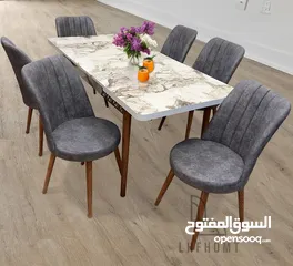  7 Extendable Dining table set with 6 chairs and 4 chairs