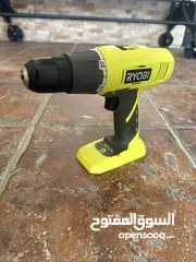  5 درل RYOBI 18v جديدة + أدوات مشابهة للبيع