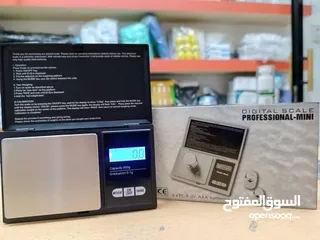  1 ميزان نوت بوك جيب الاكثر دقة لوزن الذهب و الفضة باعلى جودة يزن لغاية 0.01 / 500g