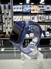  3 Used Apple watch series 7  ‎الساعة استخدام بسيط بطارية اصالي بنسبة 100% Blue