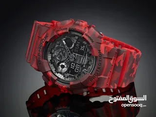  4 للبيع: ساعة كاسيو G-Shock GA-100 أصلية (مستعملة بحالة ممتازة)