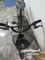  7 دراجه هوائية BMX جنط 16 لون أسود بحالة الوكالة