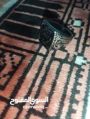  1 خاتم عليه ختم الرسول ( محمد رسول الله) من الستالينس ستيل