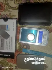  8 موازين ميزان  حساس 4 اصفار توزين مواد ثمينه  و ذهب و فضه