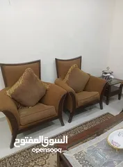  2 طقم كنب خشب زان للبيع