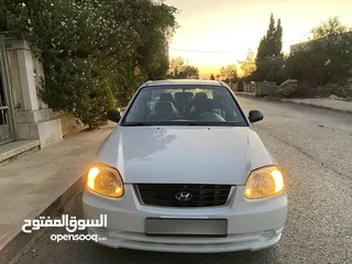  6 هونداي اكسنت 2006 بوضعيه اوتماتك  ممتازة جداً ترخيص وتأمين جديد الله يبارك لصاحب النصيب