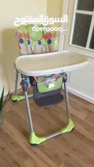  1 كرسي طعام شيكو chicco high chair بسعر 25 دينار