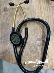  1 3m littmann cardiology gold  سماعه ليتمان الاصليه مع سيريل نمبر.  اللون ذهبي  ا