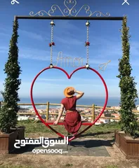  7 مراجيح ومداخل زهور قوسي