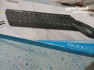  1 نوع محترم من لوحة مفاتيح و فارة لاسلكية   wireless keyboard and mouse