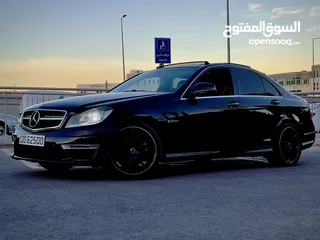  5 مرسيدس c 200 موديل 2008 محوله c63