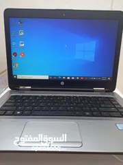  8 الجيل السادس. hp .الهارد 256  ssd  الرام 8  ddr4 حجم الشاشة 14