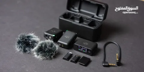  2 مايك (dji mic 1) استعمال خفيف