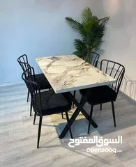  2 ميز طعام مع كراسي دوشمه