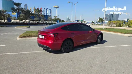  5 2024 Tesla Model 3 Long Range, GCC Specs - Luxury Electric Sedan with 82 kWh, Low mileage