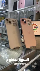  4 ‏iPhone 15 Plus 256GB / Pink & Blue  وارد شرق أوسط مدخل خط بطاريات بين 86‎%‎ - 90%
