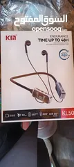  1 سماعة بلوتوث الجديدة km kl50 Bluetooth nickphone KM kl50 الأصلية