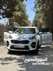  1 جيب سبورتاج 2020/12 تامين ترخيص لشهر 19/1/2026 حالة ممتازة جدا 60 الف عداد على الكاش سعر بنزل