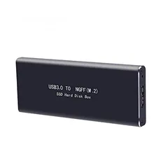 2 SSD HARD DISK BOX EXTERNAL CASE USB 3.0 NGFF(M.2)حافظة هادريسك اسس دي خارجية 