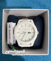  1 Lacoste watch sport analog white)غير قابل للتفاوض