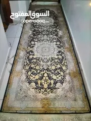  1 Iranian hand-woven carpet with 1200 genuine combs