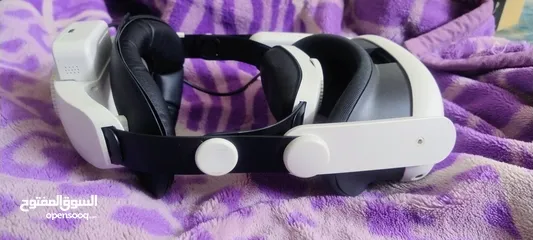  2 نظارة VR QUEST 3 4K 512GB من افضل واقوى النسخ والنظاره شبه جديدة استعمال مره فقط معها كل اغراضها + ح