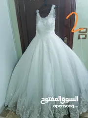  15 فساتين زفاف وخطبة... بدلات زفاف وخطبة وطرحات عروس وتوربان عروس