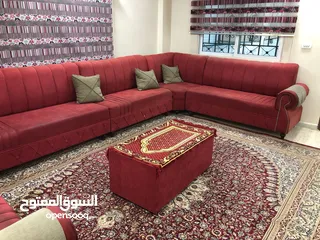  2 طقم مجلس  حرف U في حالة  حيدة