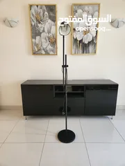  7 مصباح ارضي من ايكيا. Floor uplighter, black from