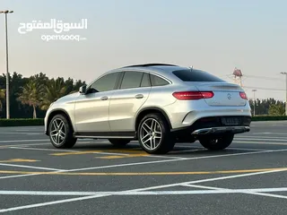  5 مرسيدس GLE  350 موديل 2017 بحالة ممتازة  