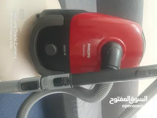  1 مكنسة كهربائية ماركة فيليبس 1800W شغاله 100% Phillips vacuum 1800W