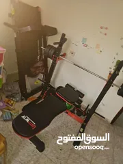  1 عدة تمرين حديد شبه جديد مستعملة اقل من شهر