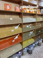  4 ديكور أثاث محل تاجر مكسرات نابلس