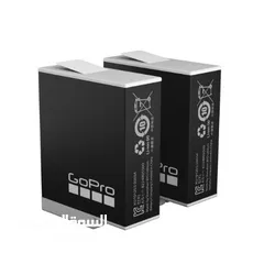  2 GoPro battery Enduro Hero 9/10/11 Black 2pcs pack   بطارية جو برو إندورو هيرو 9/10/11 أسود 2 قطعة