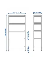  2 IKEA product - Open shelf unit for sale