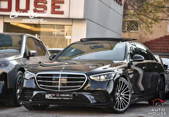  1 الجوهرة مرسيدس اس كلاس مايلدهايبرد وارد وكفالةوكالة2021 Mercedes S450 4MATIC Mild Hybrid AMG Package