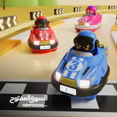  7 لعبه سيارات التصادم لعبه تصادم السيارات  اللعبه بيجى معاها 2 عربيه و 2 جهاز تحكم  بتشتغل ب بطاريات
