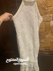  1 فشتان ابيض دانتيل