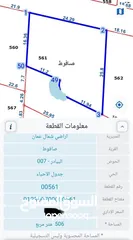  2 ارض للبيع في صافوط