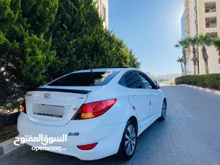  4 هونداي اكسنت 2016  اوتماتك فل اضافات بنزين ماتور 1600 جير 4غيار  الله يبارك لصاحب النصيب ..