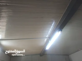  8 قرفان امريكي  بحاله جيده 3متر*4 متر مع معدات قهوه