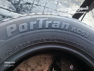 4 القياس 16 70 215 كومهو كوري مواصفات عاليه دبل قومه دبل ستيل نسبت المطاط 100بل100 تصنيف A