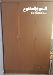  1 3 door wooden cupboard