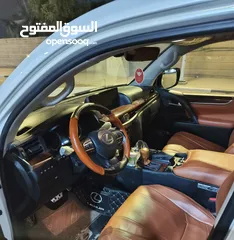  4 لكزس 2018 فئه LX570 عداد175 الف رقم بغداد للبيع