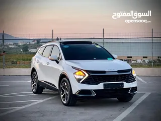  2 كايا سبورتاج  2022 فل الفل فتحة سقف  2x4 ///240Hp بنزين + كهرباء  ( Haybrid) 1600cc