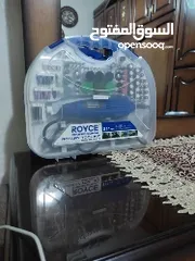  6 211 قطعة درمل royce مع رؤوس اضافيه هديه  و فحمات اضافيه