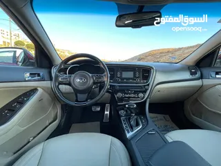  7 كيا اوبتيما بنزين 2014 فل بانوراما فحص كامل وارد الشركة بحالة الوكالة