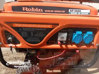  4 مولد كهرباء بنزين ياباني اصلي للبيع