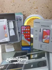  3 جهاز A14 مستعمل نضيف 8 رام 64 جيجا مع بكج أغراضة الأصلية والكرتونه متوفر توصيل